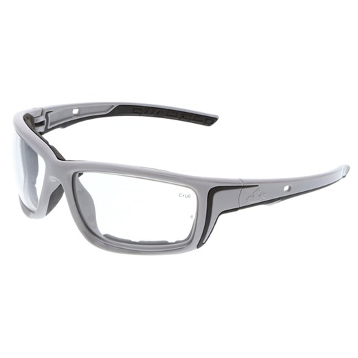 MCR Safety SR5 Swagger, Gray Frame, Clear MAX6 Anti [padded]