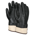 MCR Safety Black PVC Dbl Dip Sandy Finish Sfty Cuff
