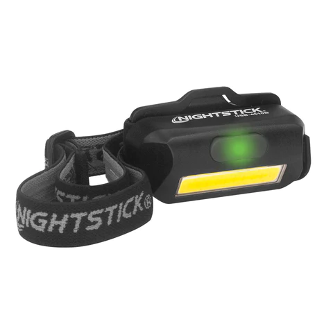 Nightstick Multi-Flood USB Headlamp w/ Brim Clip & Strap - LiPo Battery