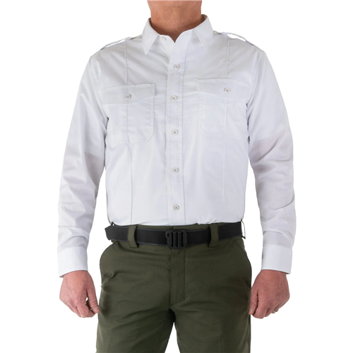 First Tactical M Pro Duty L/S Shirt - White