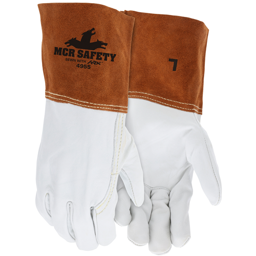 MCR Safety Cow Grain M/T Gray split cow cuff