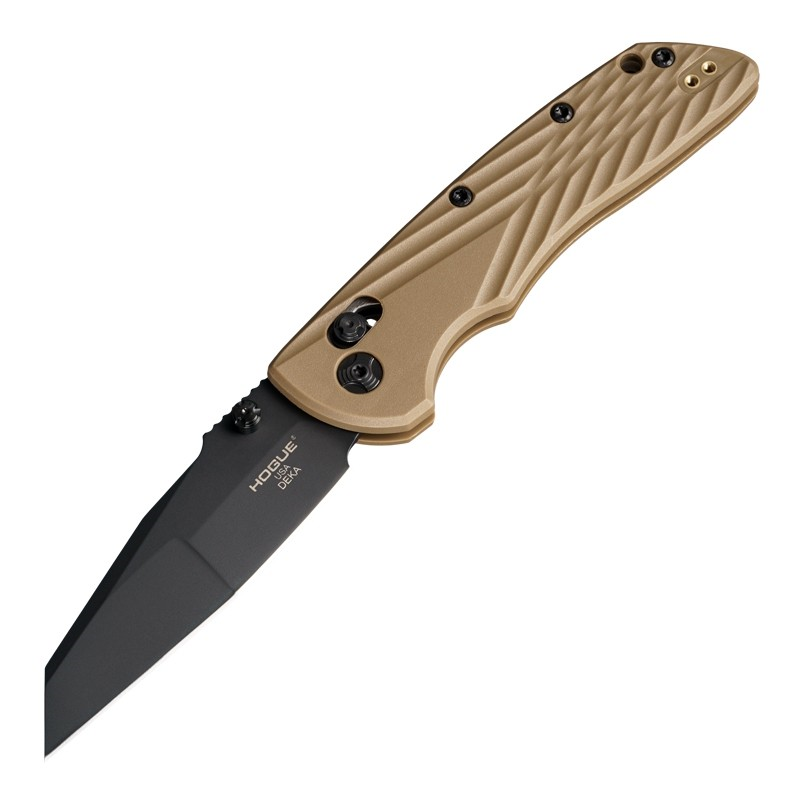 Hogue Deka 3.25 Fld WCB Blk Ply FDE
