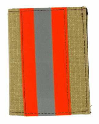 Perfect Fit Trifold Gold Matrix Firefighter Wallet w/ Single ID - 3.50'x4.50'