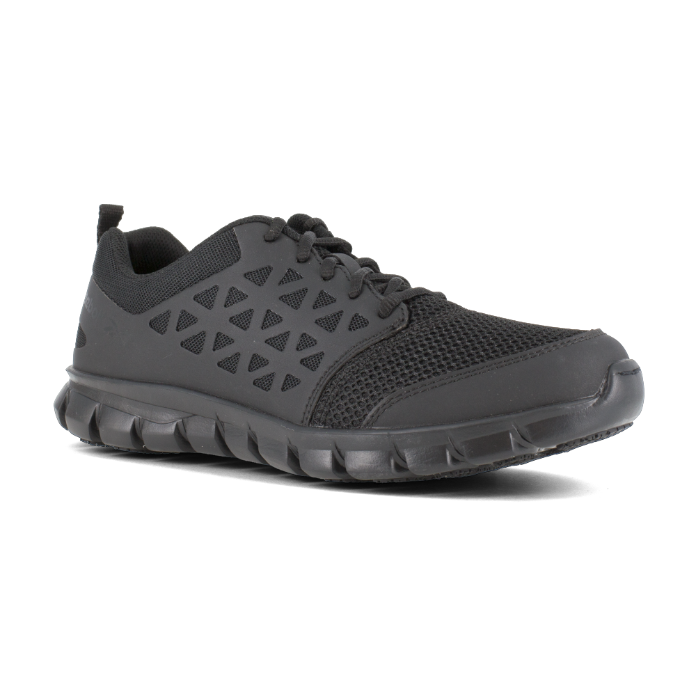 Reebok Sublite Cushion Work Women's Athletic Shoe w/ Soft Toe - Black