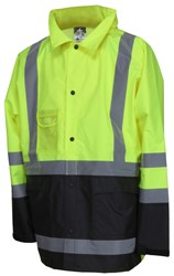MCR Safety Class 3 Hi-Vis Waterproof Rain Jacket