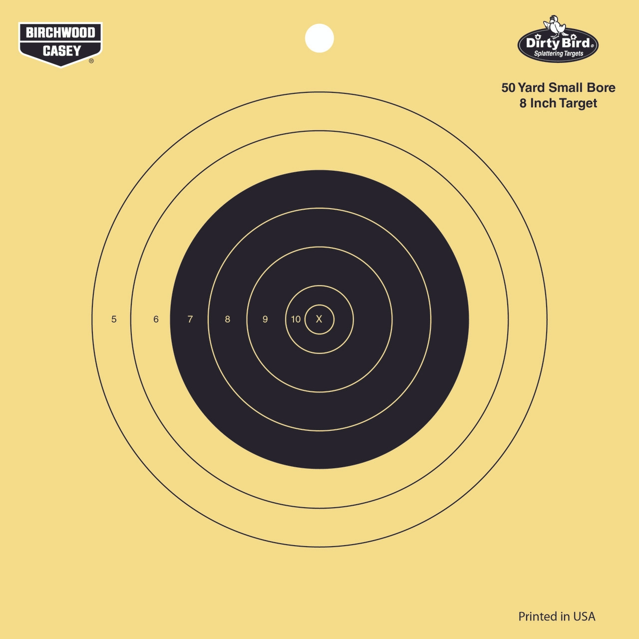 Birchwood Casey Dirty Bird 8 Inch 50 Yard Small Bore Reactive Target - 25 Targets
