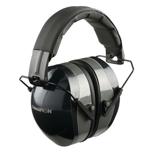 Champion Targets Champion Targets 40970 Passive Earmuffs, 29dB Noise Reduction Rating, Black/Gray