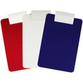 Saunders Antimicrobial Plastic Clipboard - Letter/A4 Size - Red/White/Blue 3-Pack