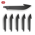 Outdoor Edge 2.2 DROP-POINT BLADE PACK (Black, 6 Blades)