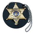 Perfect Fit Round Universal Badge Holder w/ Chain