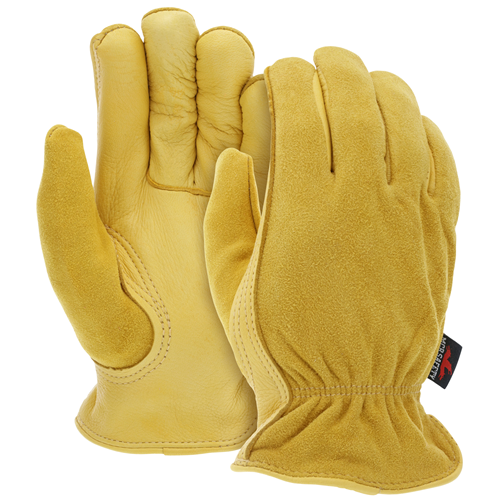MCR Safety Deer Grain Drvr/Split Back Rd Fleece Lnd