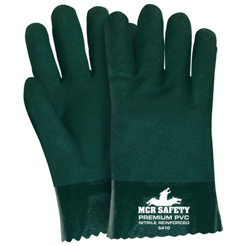 MCR Safety Green Sandy PVC 10 Jersey