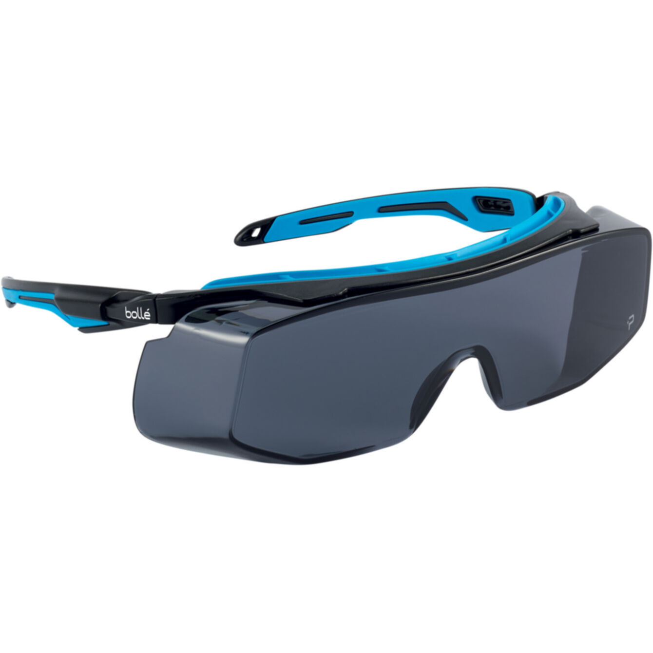 Bolle TRYON OTG SAFETY SPECTACLES OTG PC SMOKE PLATINUM PC TPR OTG