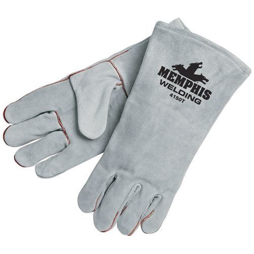 MCR Safety Sel Split Gray Welder Kevlar sewn
