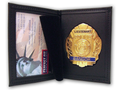 Perfect Fit Dress Leather Badge & ID Case - 2.75''x3.50''