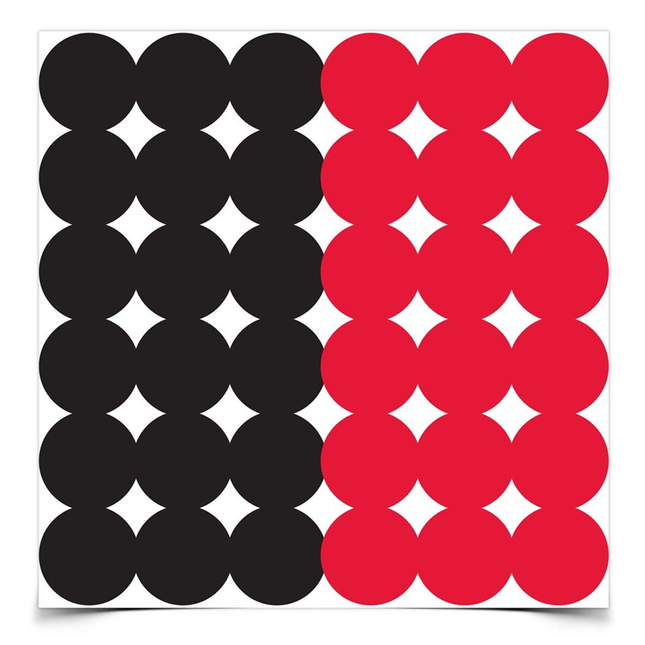 Birchwood Casey Dirty Bird 1 Inch Adhesive Red / Black Repair Pasters