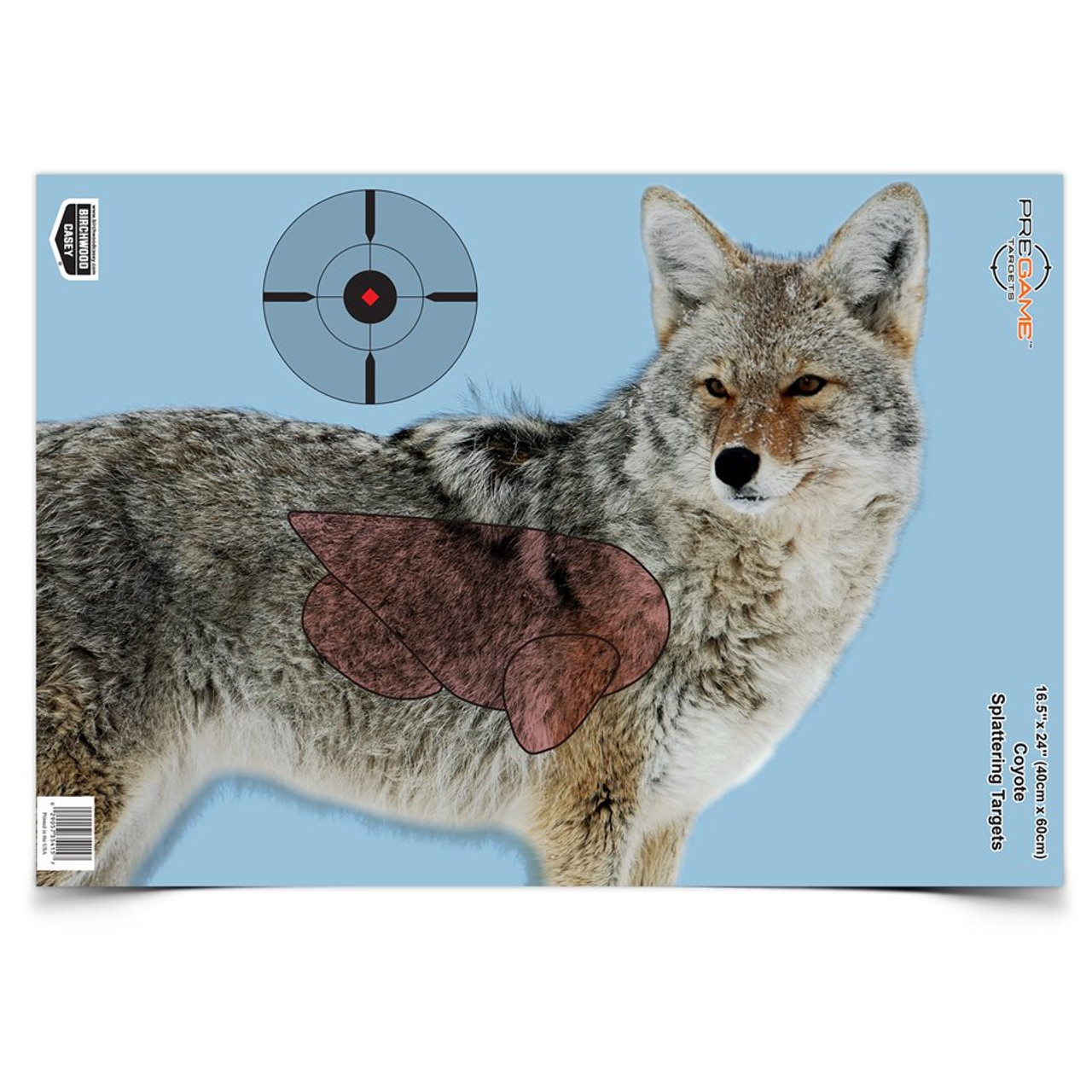 Birchwood Casey PREGAME 16.5 x 24 Inch Coyote, 3 Targets