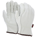 MCR Safety Ind Grd Cow Grain Drvr Dbl Palm Wing Thb