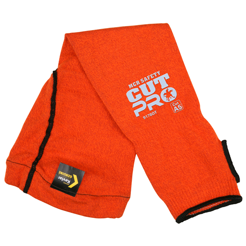 MCR Safety 18 Orange Kevlar Slv w gusset & thumb