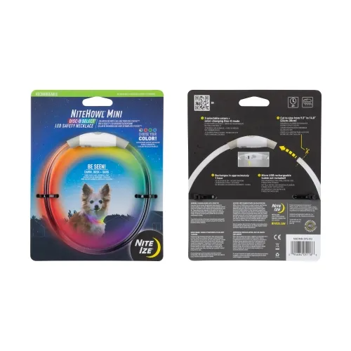 Nite-Ize NiteHowl Mini Rechargeable LED Safety Necklace - Disc-O Select