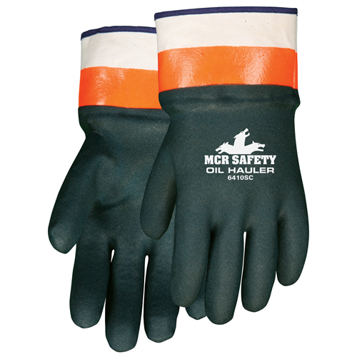 MCR Safety Green/Orange Sandy PVC Safety Cuff Jsy