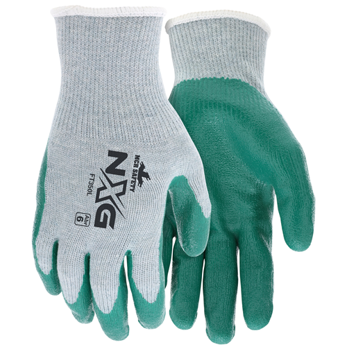 MCR Safety Flex Tuff Nitrile 10Ga Gray Shell Green