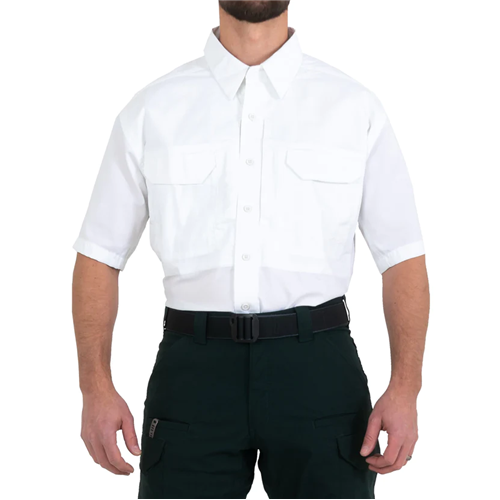 First Tactical M V2 Tactical S/S Shirt - White