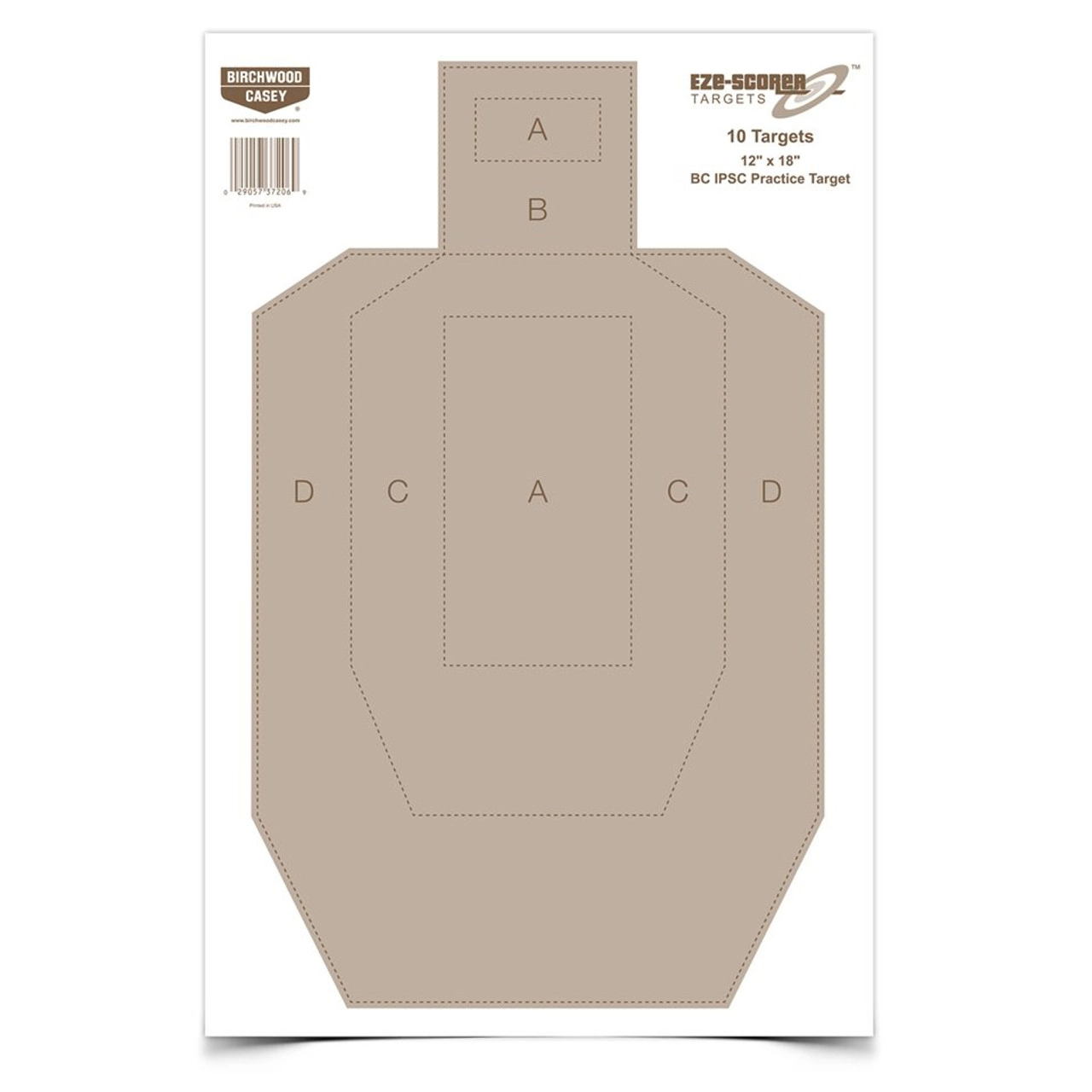 Birchwood Casey Eze-Scorer 12 x 18 BC IPSC Practice Target