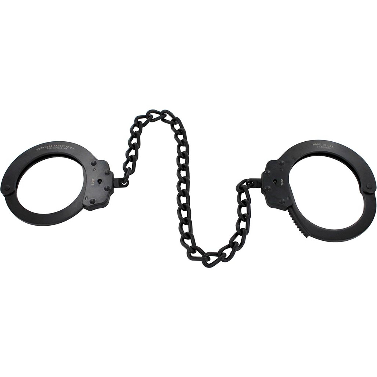 Peerless Handcuff Company Model 703C 15'' Leg Iron - Black