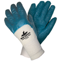 MCR Safety Predator, Palm Coated, Knit Wrist, Rough