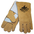 MCR Safety Red Fox Side Leather Welder w/Thumb Pad