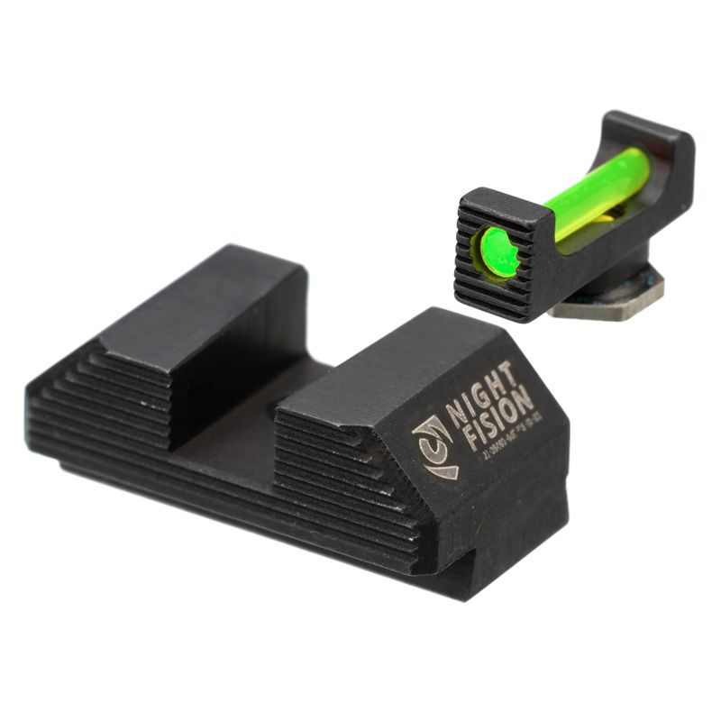 Night Fision Standard Height Fiber Optic Sight Set for Glock 17/19/45/48