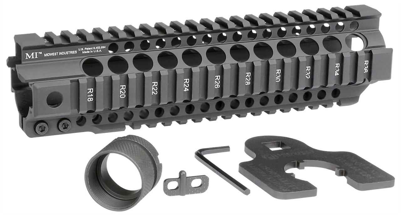 Midwest Industries Combat Rail T-Series One Piece Free Float Handguard