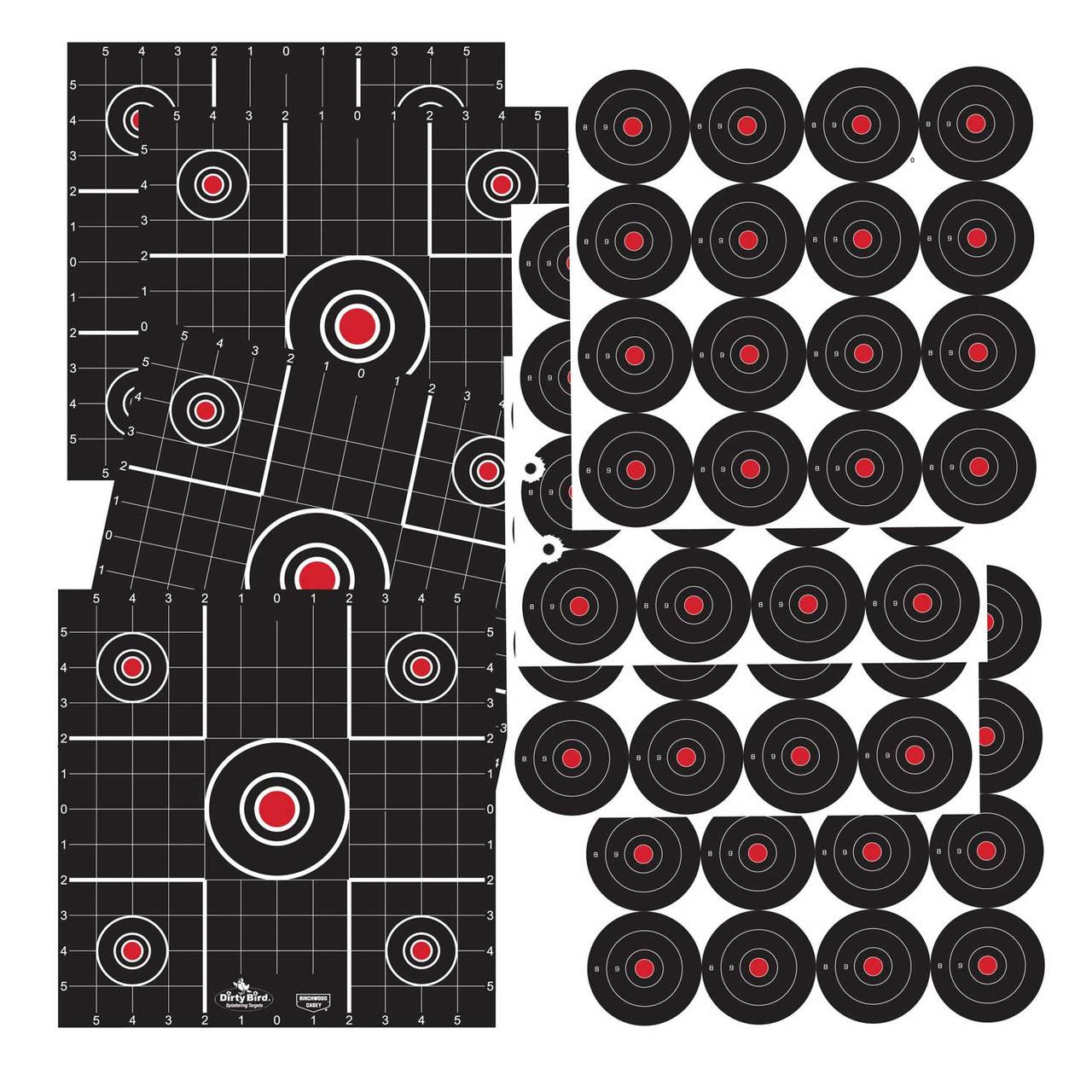 Birchwood Casey Dirty Bird 12 Inch Target Combo 12-Pack
