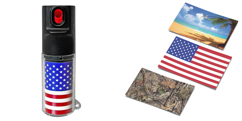 MACE Chameleon Pepper Spray w/ 3 Interchangeable Designs