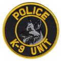 Hero's Pride POLICE K-9 UNIT Shoulder Patch - 3.5'' Circle