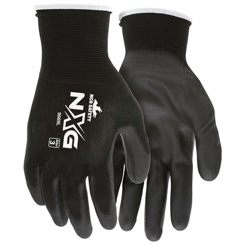 MCR Safety Black Nylon Black PU 13 Gauge