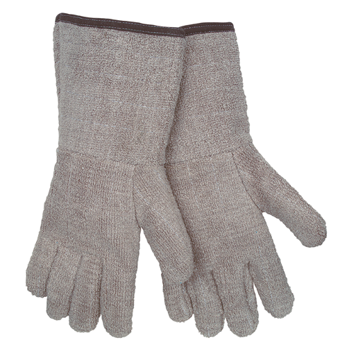 MCR Safety Brown Extra Hvy Wgt F/R Gauntlet Glove