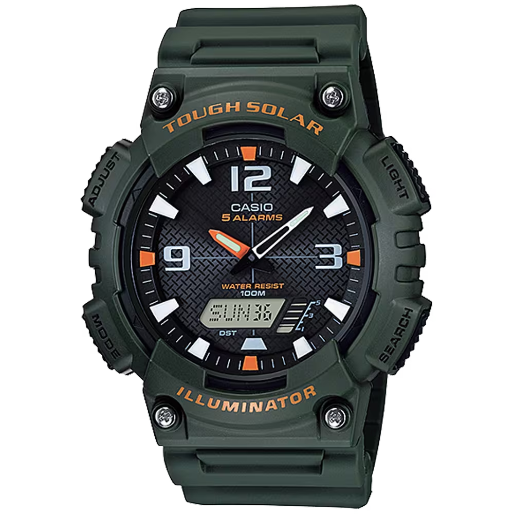 Casio Solar Powered Analog-Digital Watch