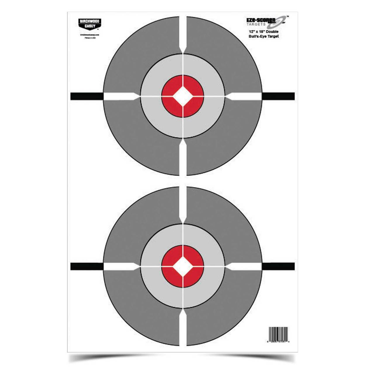 Birchwood Casey Eze-Scorer 12 x 18 Double Bull's-Eye