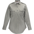 Flying Cross Duro Poplin Women's Long Sleeve Shirt w/ Sewn-In Creases