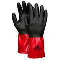 MCR Safety PredaStretch Red/Black PVC/Nitrile blend