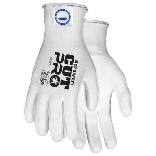 MCR Safety Ultra Tech DiamondTech White, White PU