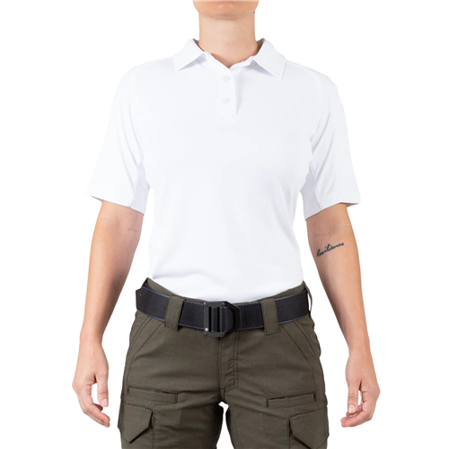 First Tactical W Performance SS Polo - White
