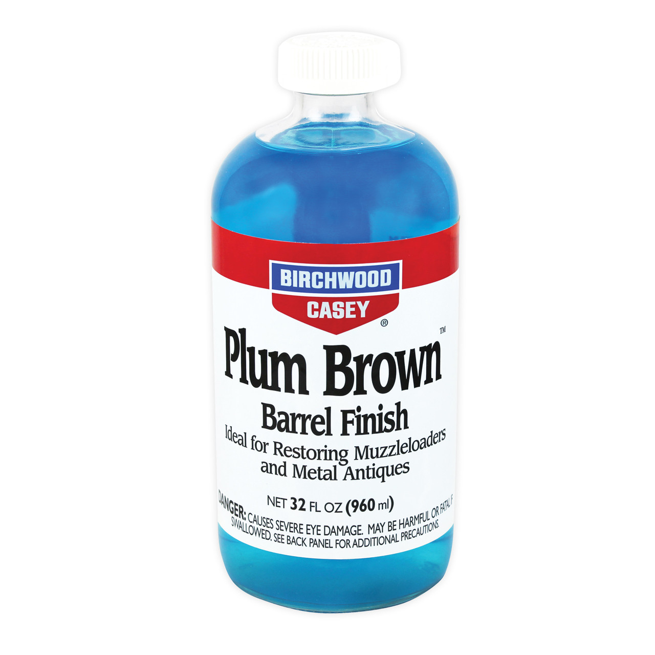 Birchwood Casey Plum Brown Barrel Finish, 32 fl. oz. Bottle