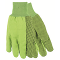 MCR Safety Large Green Canvas Dots 8 OZ 100% Cotton
