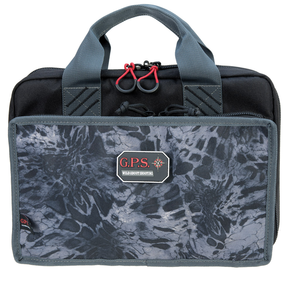 GPS Quad Pistol Range Bag w/ Mag Storage & Dump Cup