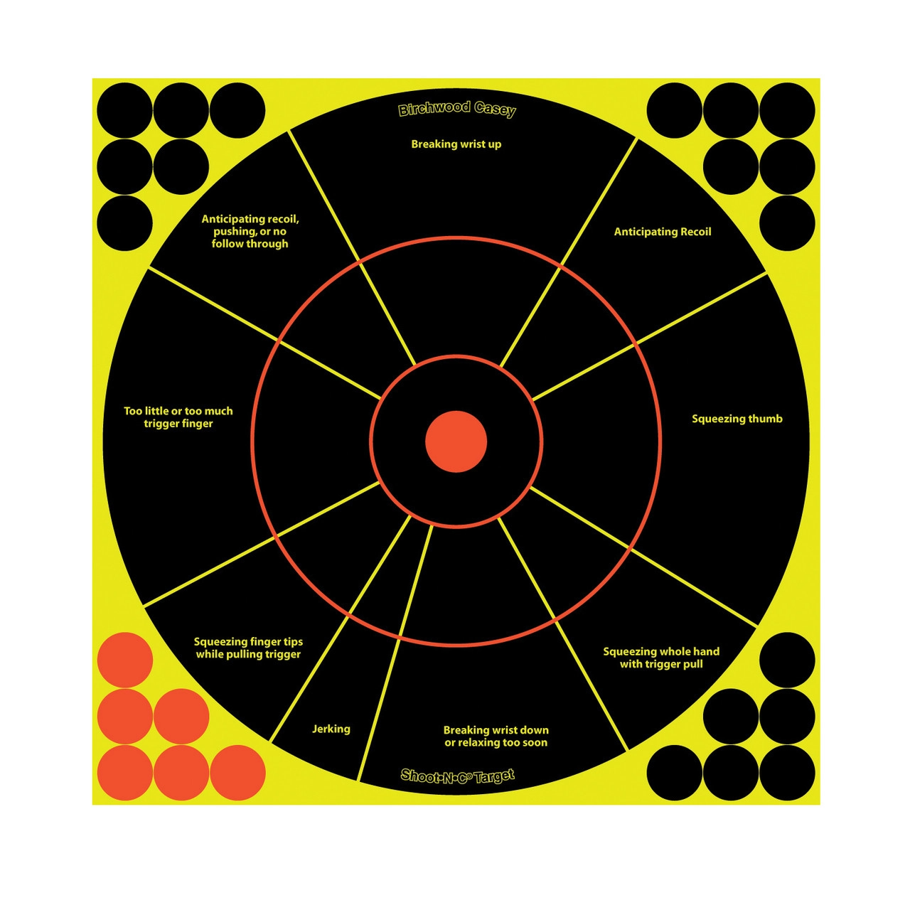 Birchwood Casey Shoot-N-C 12 Inch Handgun Trainer Target