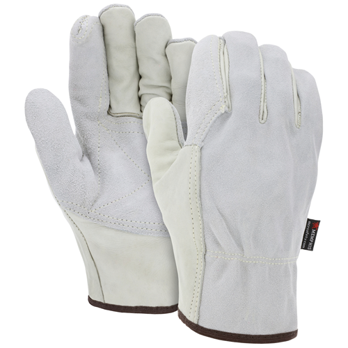 MCR Safety Ind Grd Grain/Split Bk Wing Thb Dbl Plm