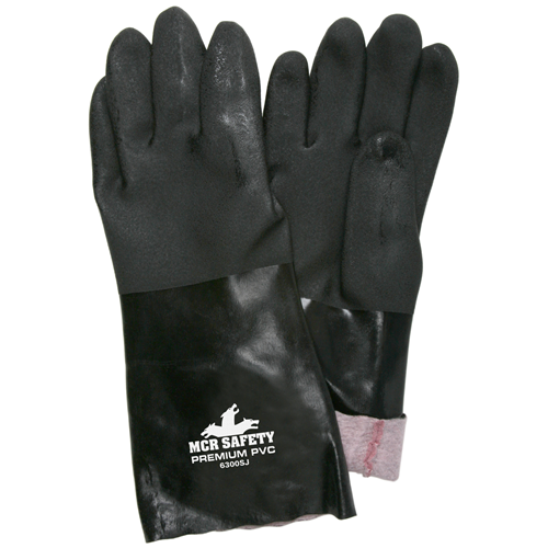 MCR Safety Black Sandy PVC 14 Jersey